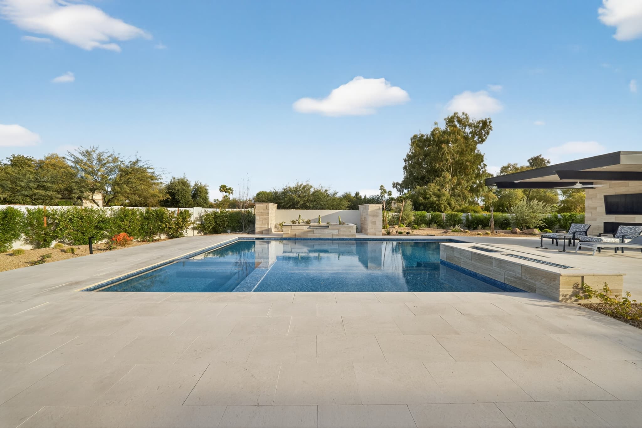 Luxury outdoor living space